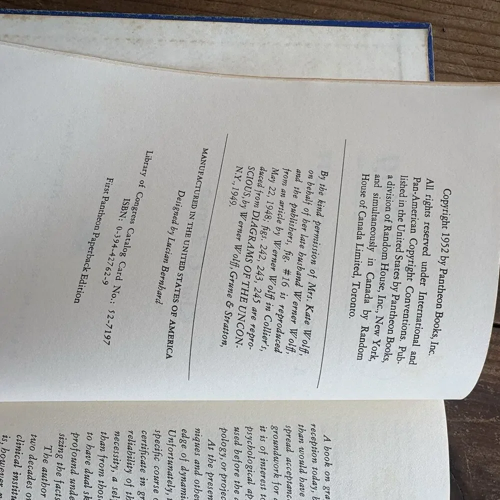 1952 Handwriting Pantheon Hardcover Book Klara G Roman Analysis Ephemera VTG